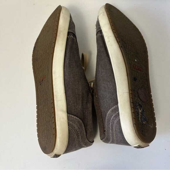 Taos Gray Star Casual Low Top Lace Up Canvas Sneakers Women's 9 - Picture 10 of 11